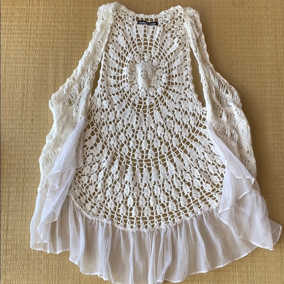 Michael Simon Jackets & Blazers - Delicate knitted Boho Vest